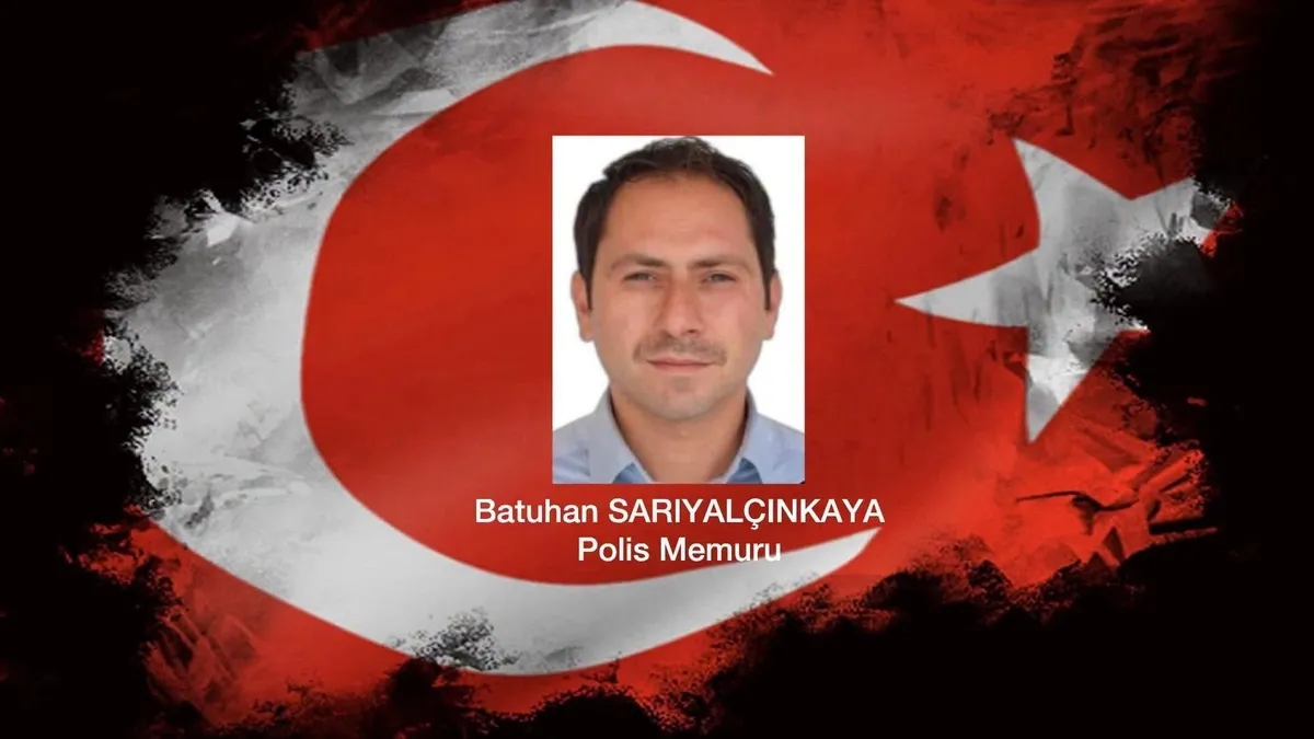Kırıkkale'de olay yeri incelemesi sırasında otomobilin çarptığı polis Batuhan Sarıyalçınkaya şehit oldu