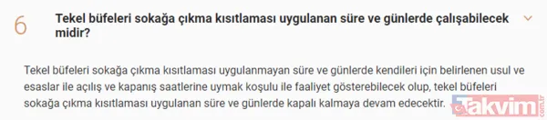 Kafe restoranlarda HES kodu zorunlu mu? Kahvehanelerde oyun serbest mi? Kimler toplu taşıma kullanabilecek? - 16