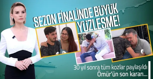 Esra Erol’da sezon finalinde duygusal anlar! Anne-babası 30 yıl sonra karşı karşıya geldi! Ömür son kararını verdi