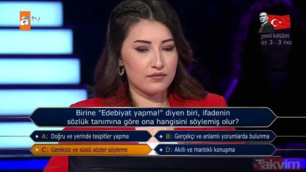 Kenan İmirzalıoğlu'nun sunduğu Kim Milyoner Olmak İster'de ‘haçan’ sorusu geceye damga vurdu! Bakın aslında ne anlama geliyormuş - 19