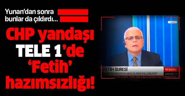 CHP yandaşı TELE 1'in Genel Yayın Yönetmeni Merdan Yanardağ Ayasofya’da Fetih Suresi okunmasından rahatsız oldu!