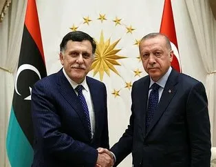 Başkan Erdoğan Al Sarraj’ı kabul etti
