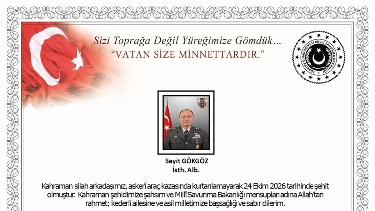 Türkiye'yi yasa boğan acı haber: İstihbarat Albay Sayit Gökgöz şehit düştü