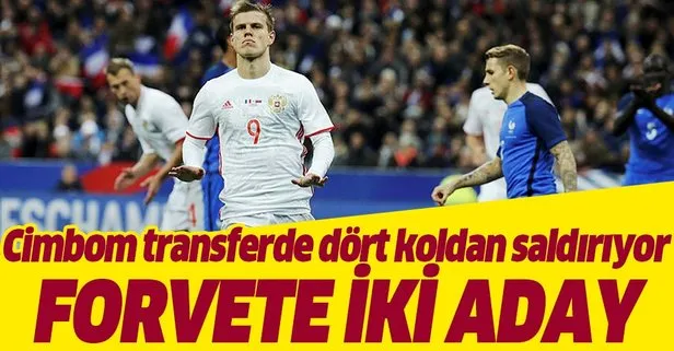 Galatasaray’da forvete 2 aday! Shon Weissman ve Aleksandr Kokorin