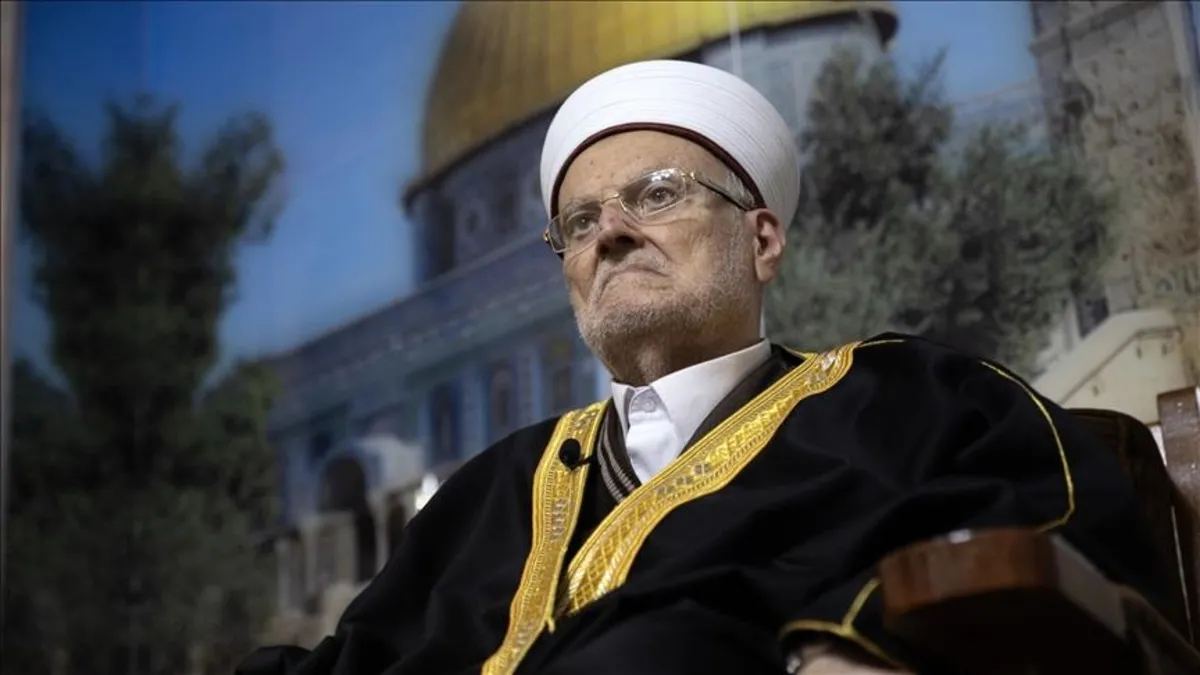 İsrail'den bir skandal daha! Haniye için dua eden Mescid-i Aksa imam hatibi Şeyh İkrime Sabri gözaltında!