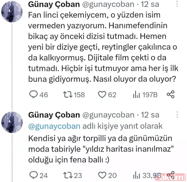 Burcu Özberk'e "Ağır torpilli" dedi Burcu dayanamadı cevap verdi "Klavye delikanlılığı yapma edepli ol" Ortalık karıştı - 3