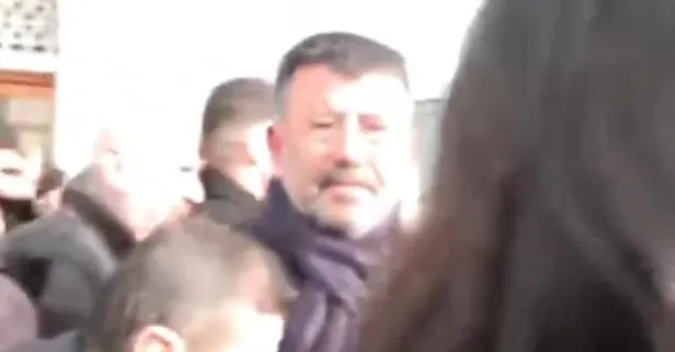 Veli Ağbaba kameraya yakalandı... Biber gazını "duyunca" öksürmeye başladı