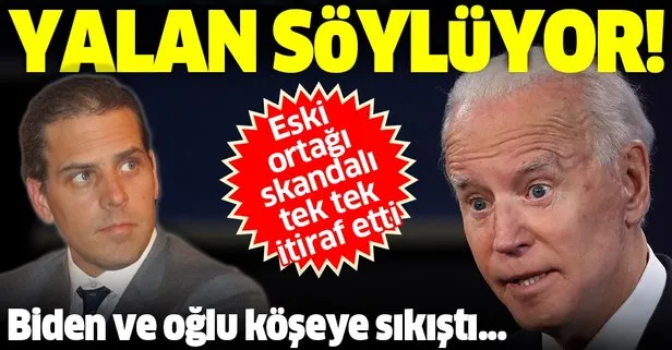 Hunter'ın eski ortağı itiraf etti: Yalan söylüyor