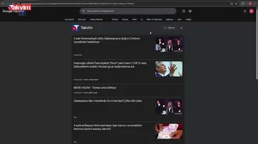 Google Haberler'de Takvim'i takip edin
