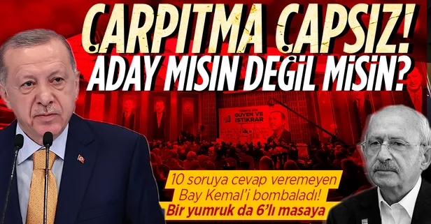 Başkan Erdoğan'dan CHP'li Kılıçdaroğlu'na sert tepki: Yüreksizliğini, çapsızlığını ortaya koydu!