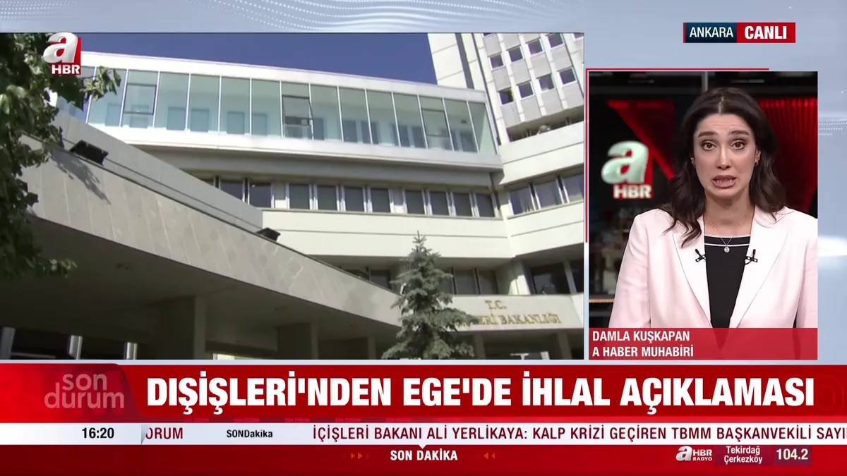 Dışişleri'nden Ege'de ihlal açıklaması!