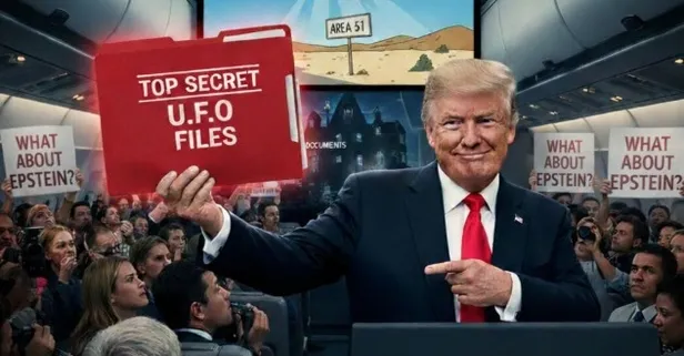 ABD’de UFO çılgınlığı: Trump gizli dosyalar için düğmeye bastı! Epstein gündemini mi değiştiriyor?