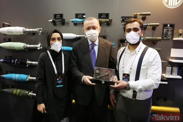 Başkan Erdoğan, Barutsan Roket ve Patlayıcı Fabrikası'nda yerli ve milli silah ve mühimmatları inceledi! - 13