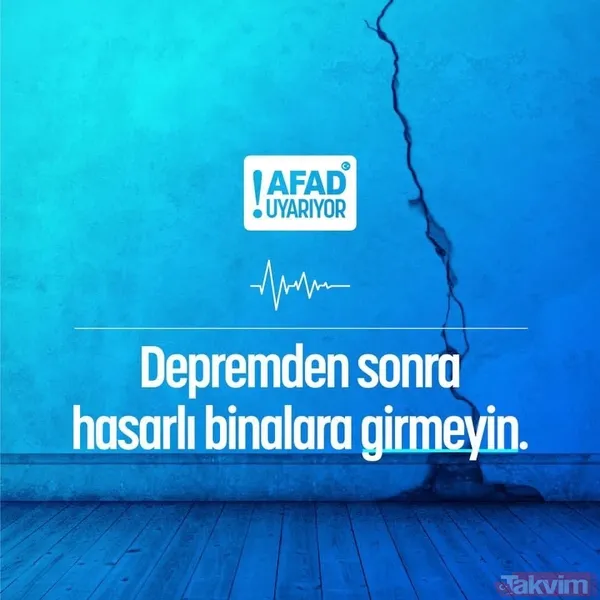 Deprem çantasında bulunması gerekenler nelerdir? Deprem anında ne yapılmalı? Deprem sırasında ve sonrasında yapılması gerekenler nelerdir? - 5