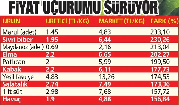 Marul, sivri biber, maydanoz! Üreticide farklı rafta farklı: Zam şampiyonu yüzde 69 ile salatalık oldu-7