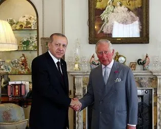 Erdoğan Galler Prensi Charles ile görüştü