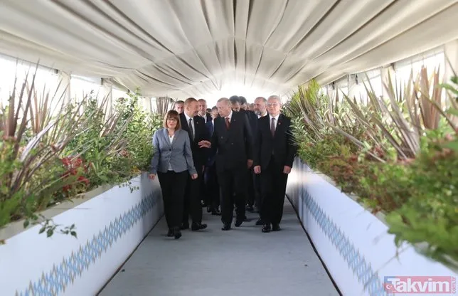 Dünyanın gözü burada! Başkan Erdoğan ve İlham Aliyev TANAP açılışına katıldı