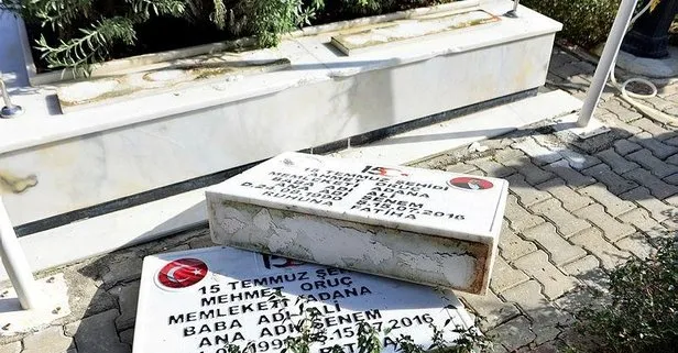 Şehit kabirlerinin tahrip edilmesiyle ilgili flaş gelişme