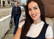 Tatil bitti işbaşı yaptı! Fahriye Evcenin karavandan paylaştığı bornozlu günaydın pozu beğeni butonu çökertti Bu güzellik şaka mı