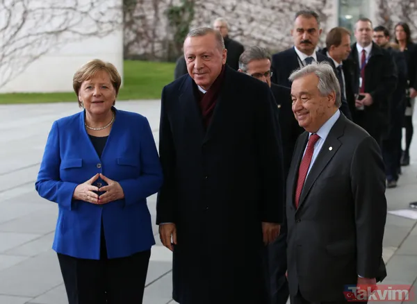 Berlin'deki zirvede Başkan Erdoğan rüzgarı - 11