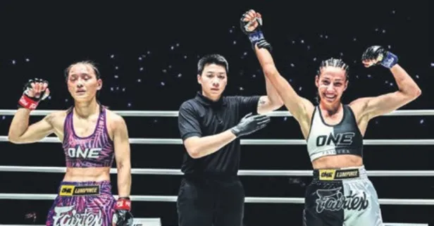 Nefise Delikurt bir kez daha tarih yazdı