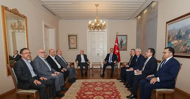Türkiye'nin Filistin davasına desteği sürecek! Dışişleri Bakanı Hakan Fidan Hamas heyetiyle bir araya geldi