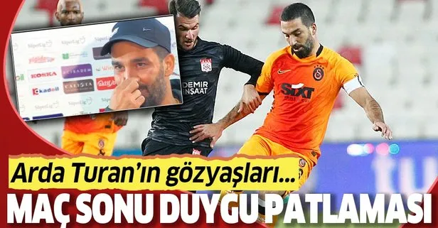 Cimbom’un yıldızı Arda Turan Sivasspor maçı sonrası duygu patlaması yaşadı