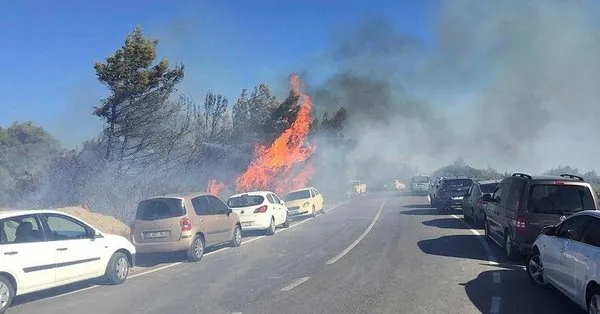 Izmir Seferihisar Daki Yanginda Araclar Kul Oldu Takvim