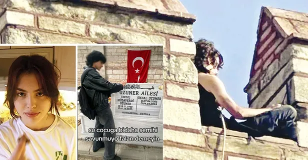 Surlarda canice katledilen İkbal Uzuner'in mezarı başında saygısızlığı böyle savundular!