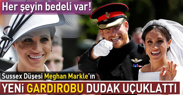 Sussex Düşesi Meghan Markle’ın kraliyet gardırobu 4 milyon lirayı aştı