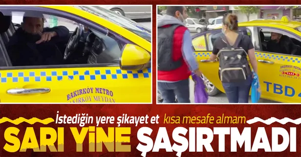 Bakırköy'de kısa mesafe kavgası: "İstediğin yere şikayet et"