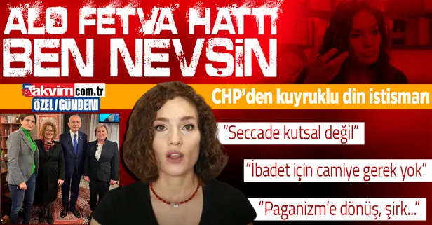 CHP'den kuyruklu din istismarı! Seccadeyi ayaklar altına alan Kılıçdaroğlu'na fondaş kalkanı: Nevşin Mengü'den 'Şirk, Paganizm' fetvası