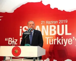 Başkan Recep Tayyip Erdoğandan İstanbullulara sandık çağrısı