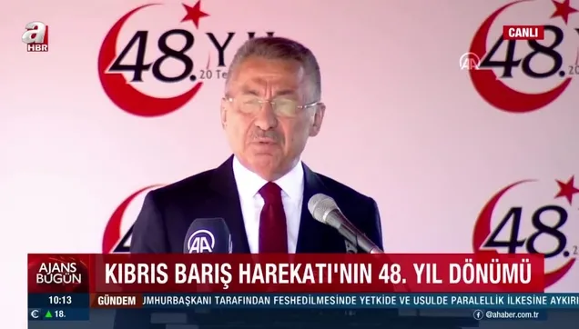 Fuat Oktay'dan Yunanistan ve Rum kesimine net mesaj: Kimsenin oyuncağı değil!