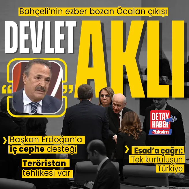Sevigenden iç cephe hamlesine destek! Bahçelinin Öcalan çıkışı ve teröristan tehlikesi... Devlet aklı önemli şeyler biliyor