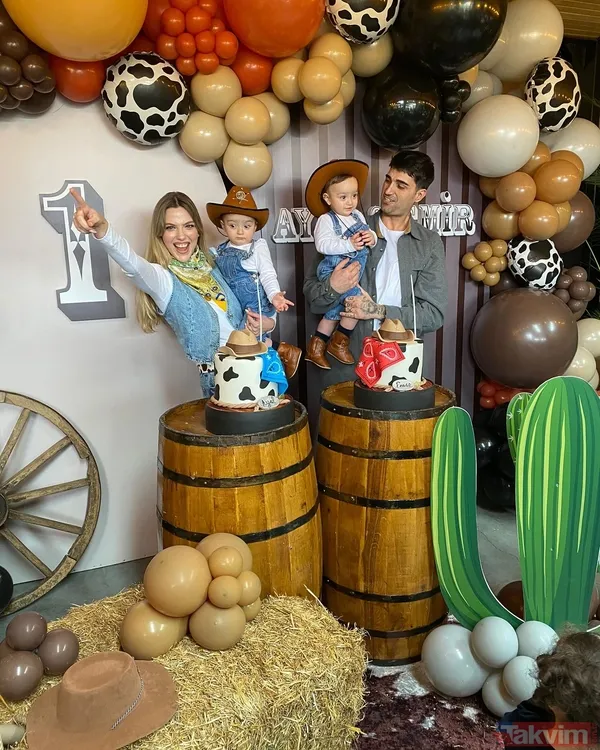 İbrahim Tatlıses’in torunları 1 yaşında! İdo Tatlıses ve Yasemin Şefkatli tüm aileyi bir araya topladı! - 3