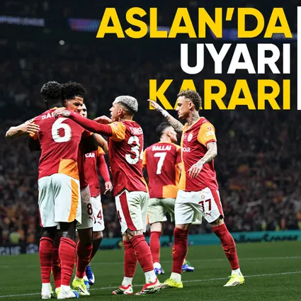 Galatasaray’da futbolculara uyarı