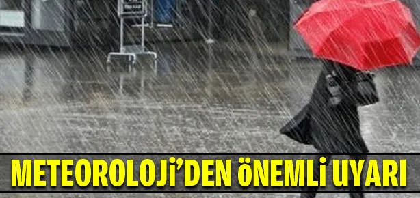 Meteoroloji’den önemli uyarı