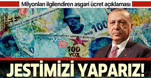 Başkan Erdoğan’dan son dakika asgari ücret zammı açıklaması! 2020 Asgari ücret ve AGİ ne kadar olacak?