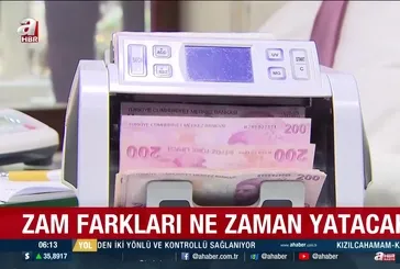 Emekli maaşı zam farkı ne zaman yatacak?