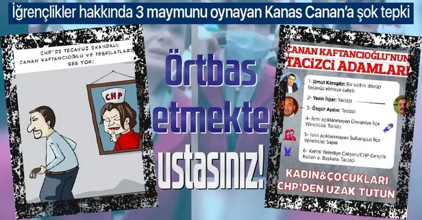 CHP’deki taciz ve tecavüz olaylarına üç maymunu oynayan Canan Kaftancıoğlu’na vatandaştan sert tepki: Her şeyi örtbas etmekte ustasınız