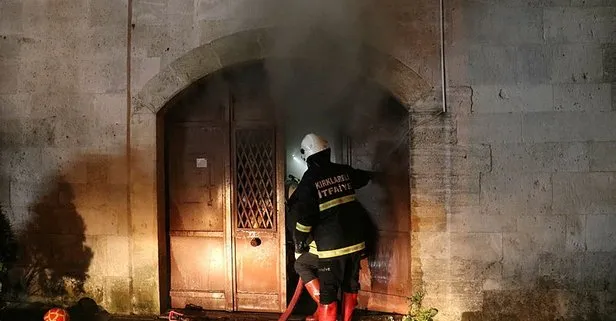 Kırklareli’nde 637 yıllık tarihi çarşıda yangın