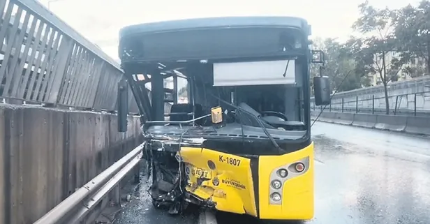 İETT otobüsü kazaya karıştı! Şoför alkollü çıktı