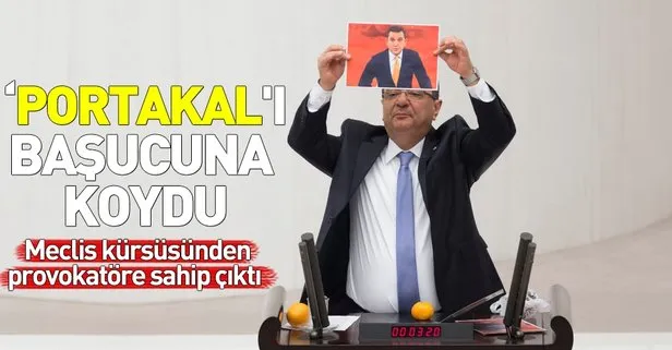 CHP’li Mehmet Göker, Meclis kürsüsünden provokatör Portakal’a sahip çıktı