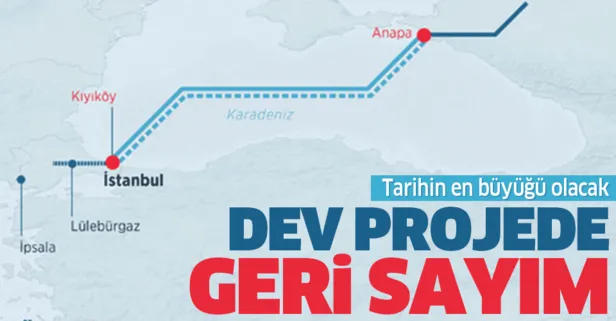 TürkAkım için geri sayım sürüyor