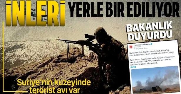 Suriye’nin kuzeyinde 10 terörist etkisiz hale getirildi