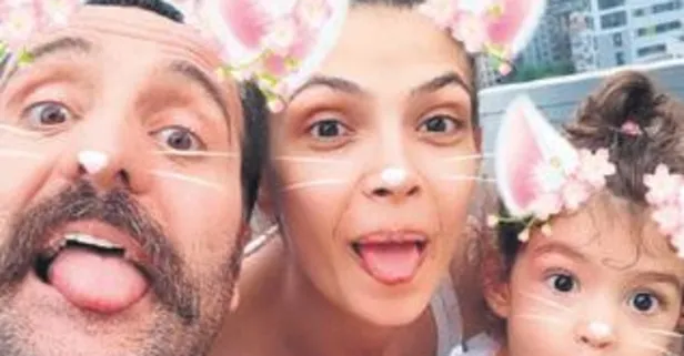 Oyuncu çift Timur Acar ile Eda Özerkan'dan karantina pozu