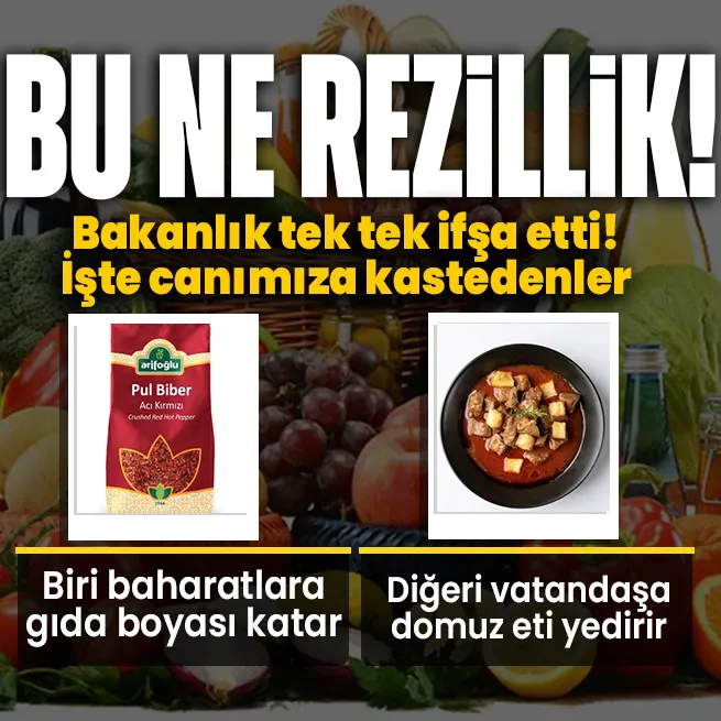 Gıdada sahtecilik yapanlara anlık ifşa! Tarım ve Orman Bakanlığından yeni uygulama! Sahte gıda yüzünden her yıl 420 bin kişi ölüyor