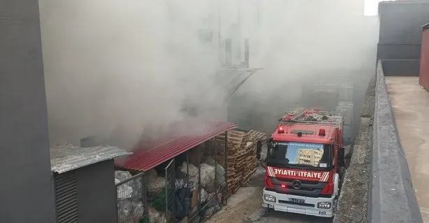 Beylikdüzü’nde korkutan yangın!