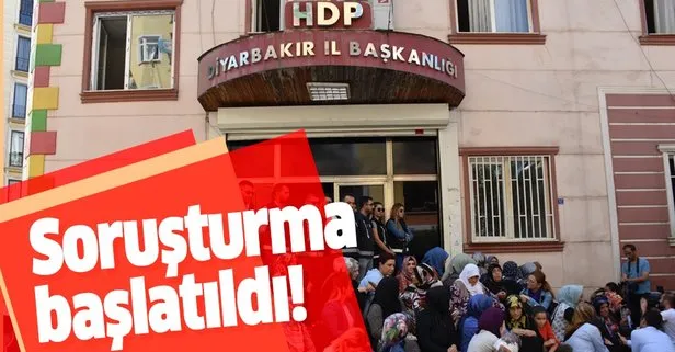 Son dakika: Diyarbakır Cumhuriyet Başsavcılığı’ndan HDP’ye soruşturma